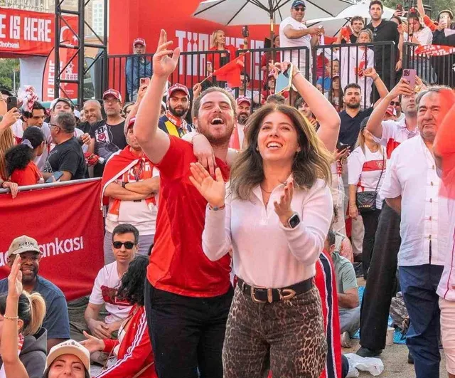 Los Angeles'ta 'Türkiye Is Here' etkinliği A Milli Takım'ın zaferini coşkuyla karşıladı