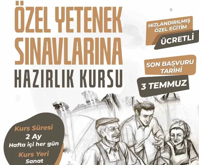 Melikgazi Belediyesi'nden sanat lisesi ve fakülte adaylarına hazırlık kursu