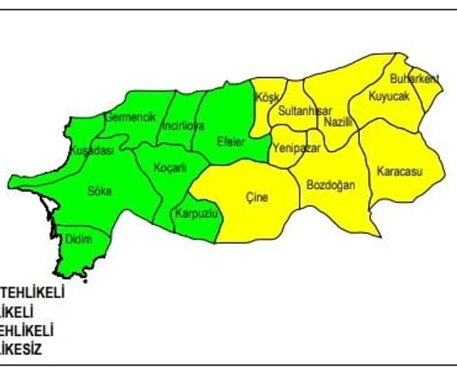 Meteoroloji'den aydın doğu ilçeleri için kuvvetli yağış uyarısı