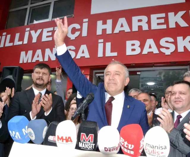 MHP Manisa il başkanlığında devir teslim ve Cumhur İttifakı vurgusu