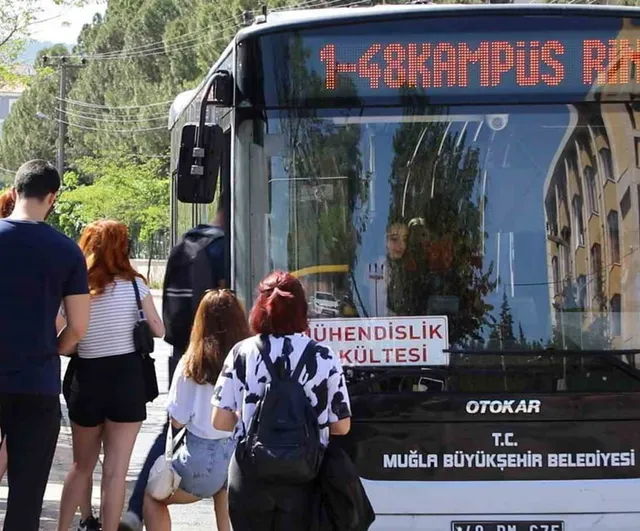 Muğla'da YKS günü öğrenci ve görevlilere ücretsiz ulaşım