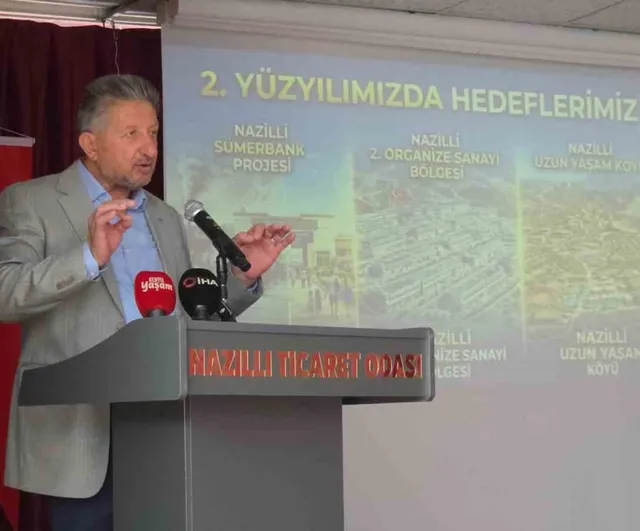 Nazilli Ticaret Odası başkanı Arslan Buharkent’te üyelerle buluştu