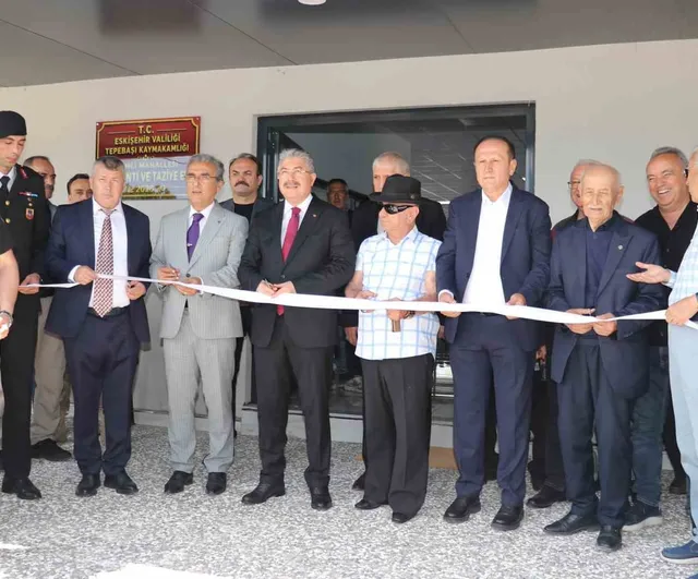 Nemli köyü sosyal tesisleri toplantı ve taziye evi törenle açıldı