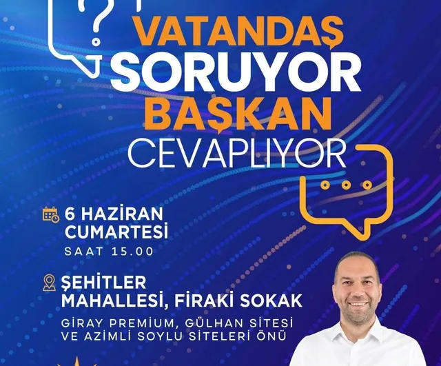 Niğde’de 'Vatandaş Soruyor, Başkan Cevaplıyor' programı Şehitler Mahallesi'nde