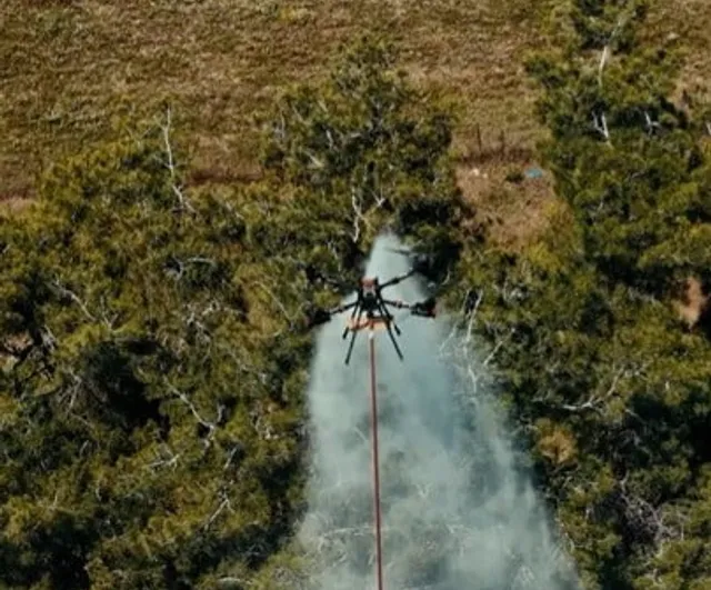 OGM'nin Adana'daki yangında ilk kez kullanılan dron sistemi başarıyla test edildi