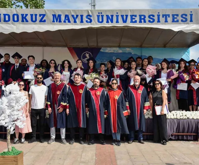 OMÜ Fen Fakültesi'nde 47. mezuniyet töreni