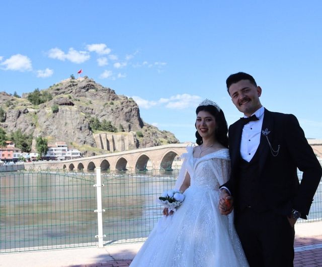 Osmancık'ın tarihi ve doğal mekanları çiftlerin tercih ettiği doğal stüdyo oldu