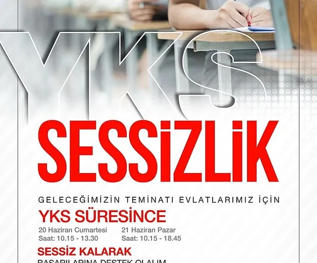 ÖSYM başkanı Ersoy uyardı: YKS süresi boyunca sessiz olalım