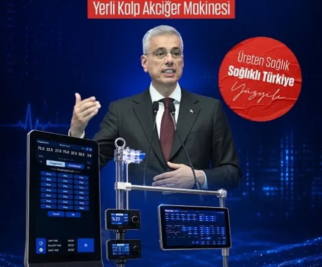 Sağlık bakanı Memişoğlu'ndan yerli kalp akciğer makinesi paylaşımı