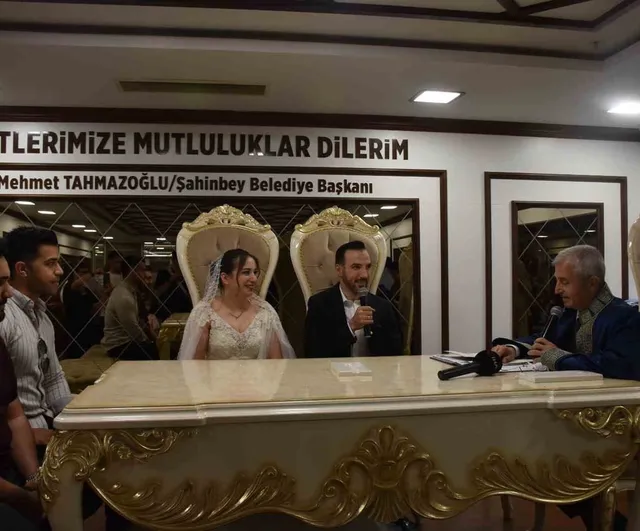 Şahinbey'de 26.06.2026'de 126 çift evlendi