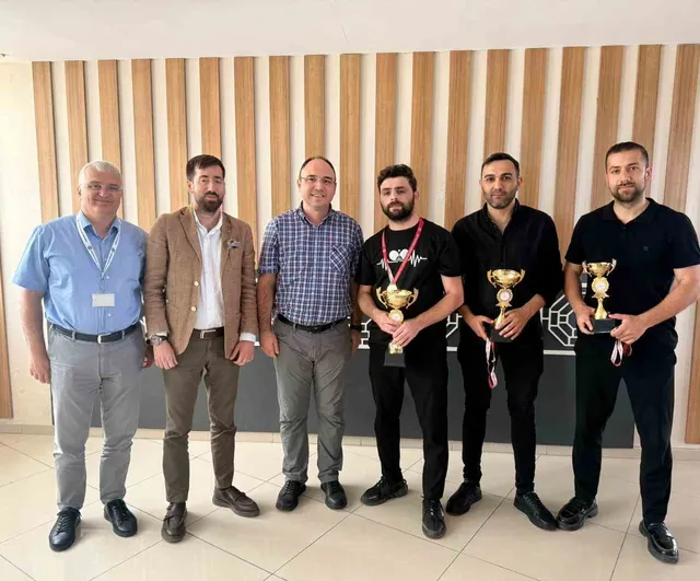Samsun Çarşamba Devlet Hastanesi'nde 2. masa tenisi turnuvası tamamlandı