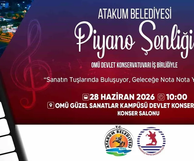 Samsun'da piyano şenliği OMÜ Güzel Sanatlar Kampüsü'nde