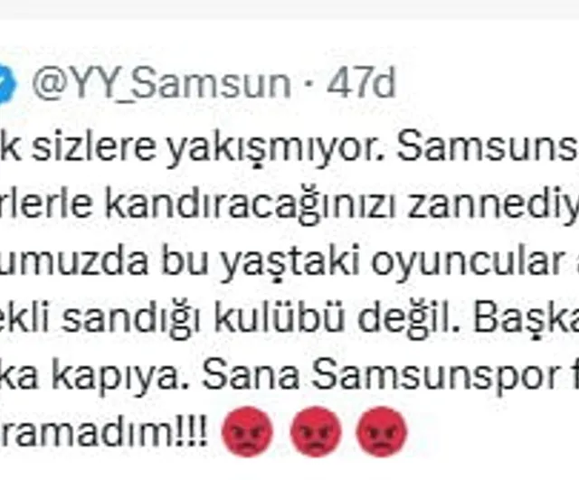 Samsunspor başkanı Yüksel Yıldırım’dan Enner Valencia söylentisine tepki