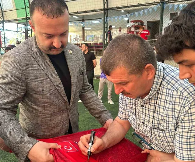 Şehit astsubay İlhan Ongan’ın adı sahada yaşatıldı
