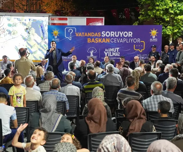 Şehitkamil'de Umut Yılmaz Yamaçoba ve 29 Ekim mahallelerinde vatandaşlarla buluştu