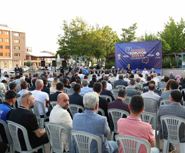 Sincan'da 'Vatandaş Soruyor, Başkan Cevaplıyor' toplantısı: Murat Ercan Mevlana Mahallesi'nde halkla buluştu