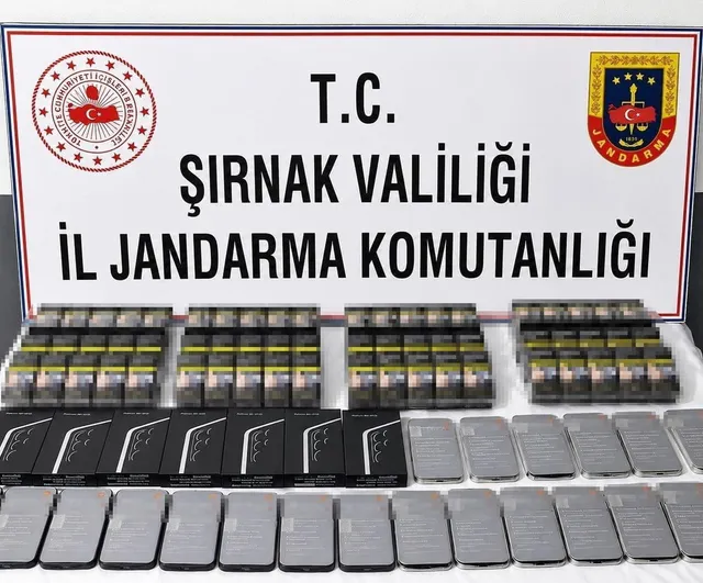 Şırnak'ta dev kaçakçılık operasyonu: 77 milyon liralık kaçak ürün ele geçirildi