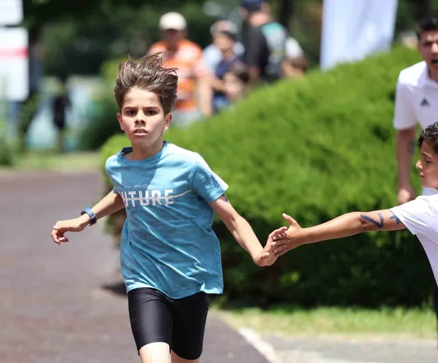 Sukaypark’ta duatlon müsabakalarında genç sporcular kıyasıya yarıştı