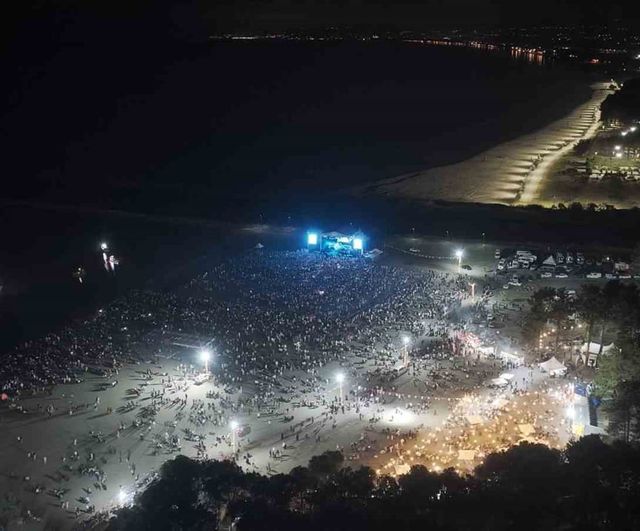 Terme yaz festivalinde Sefo konseri yaklaşık 30 bin kişiye ulaştı