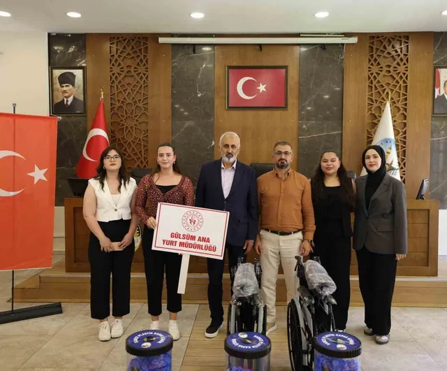 Tokat Belediyesi'nin Sıfır Atık Kampanyası engellilere tekerlekli sandalye sağladı