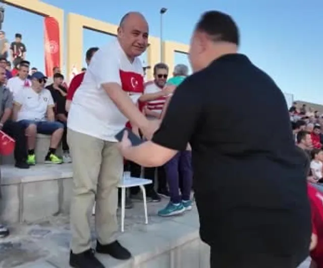 Türkiye A Milli Futbol Takımı'na KKTC'den destek