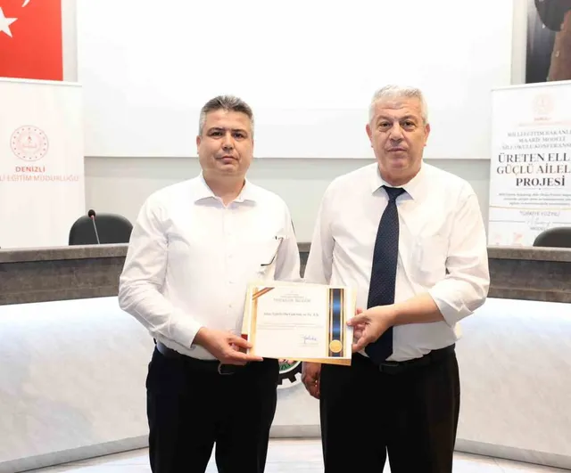 Üreten eller güçlü aileler projesi Denizli OSB ev sahipliğinde gerçekleştirildi