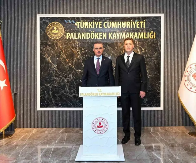 Vali Aydın Baruş Palandöken'de: İlçe Hizmetleri, Yatırımlar ve Turizm Hedefleri Görüşüldü
