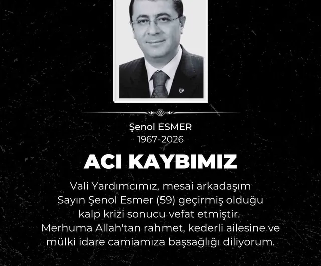 Vali Çiçek'ten vali yardımcısı Şenol Esmer'in ölümüyle ilgili açıklama