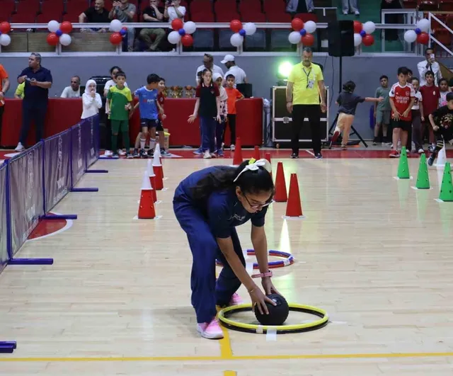 Yalova Çocuk Oyunları Şenliği finali 90. Yıl Spor Salonu’nda tamamlandı