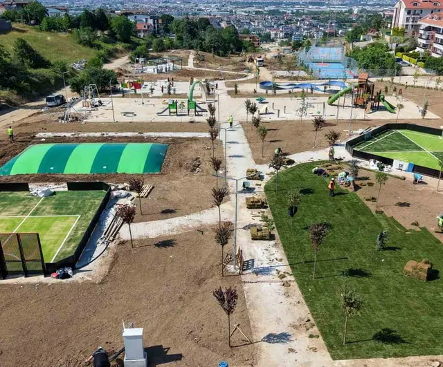 Yeşilyurt Millet Bahçesi’nde sona yaklaşıldı