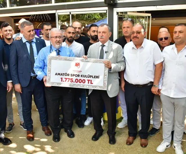 Yunusemre Belediyesi 20 amatör kulübe 1 milyon 775 bin TL destek sağladı