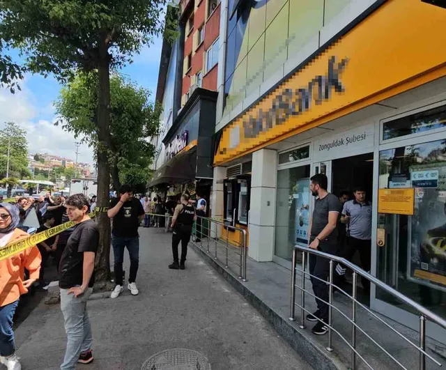 Zonguldak'ta icradan satışa çıkarılmasına öfkelenen kişi bankada ateş açtı, tutuklandı