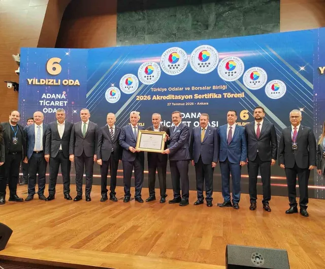 Adana Ticaret Odası uluslararası 6 yıldızlı akreditasyonla tescillendi