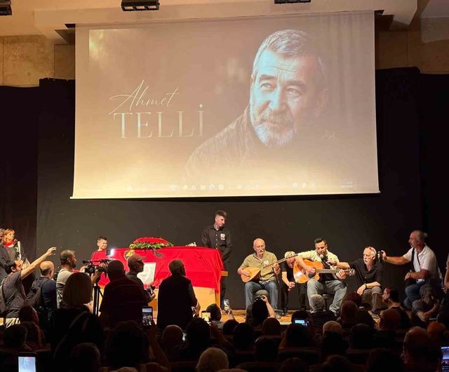 Ahmet Telli için cenaze töreni düzenlendi