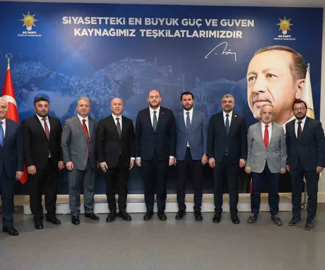 AK Parti Terme ilçe başkanlığı’nda bayrak değişimi: başkan Mümin Osman Ertan oldu