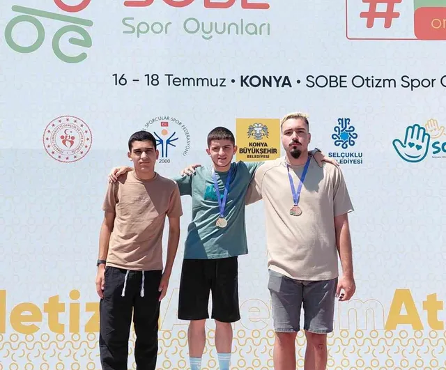 Aydınlı özel sporcular Konya’dan beş madalya ile döndü