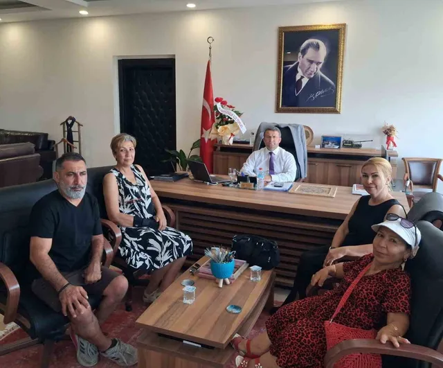 Ayvalık'ta birlikten güç: BOED'den kaymakama ziyaret