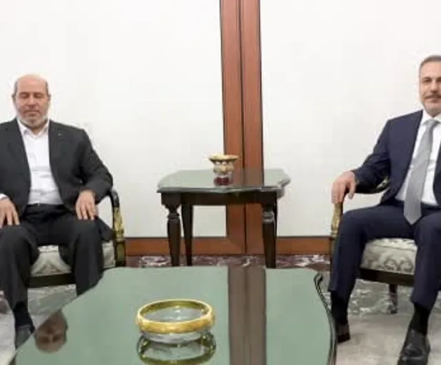 Bakan Fidan, Halil Hayye'yi kabul etti: Gazze ve Batı Şeria'ya yardım vurgusu