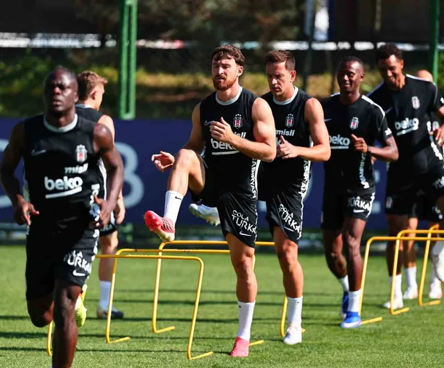 Beşiktaş, Midtjylland maçı hazırlıklarını sürdürdü