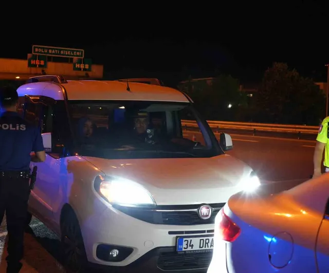 Bolu geçişinde NATO zirvesi öncesi geniş güvenlik denetimleri