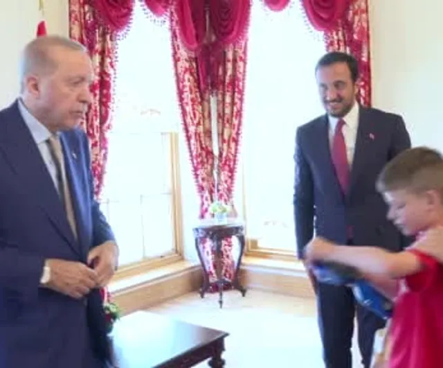 Cumhurbaşkanından küçük aktiviste davet: Joshua Harris Dolmabahçe'de kabul edildi
