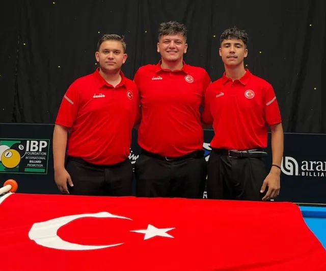 Denizli'nin genç bilardo sporcusu Aşkın Feraye Yılmaz Avrupa arenasında takım halinde ilk beşi aldı