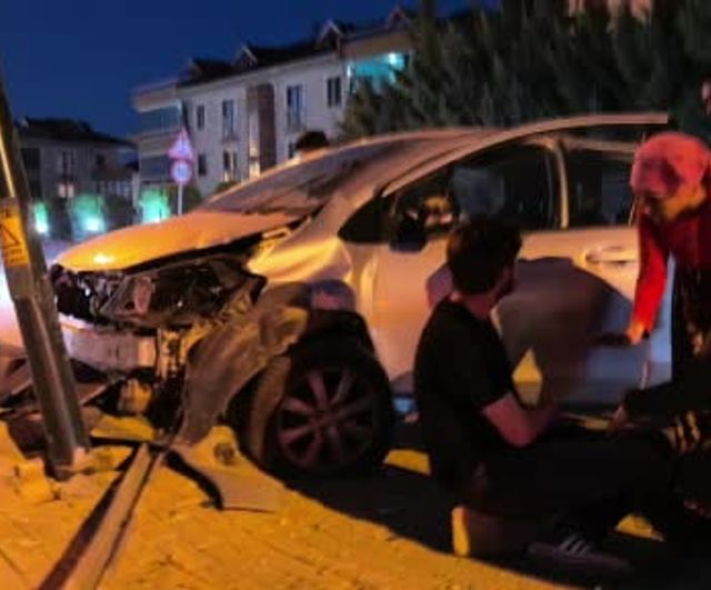 Doktordan yaralı oğluna ilk müdahale