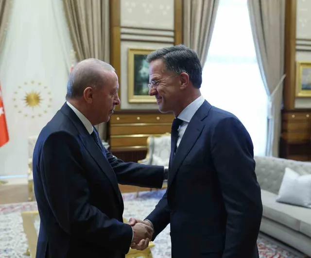 Erdoğan, NATO genel sekreteri Rutte'yi kabul etti