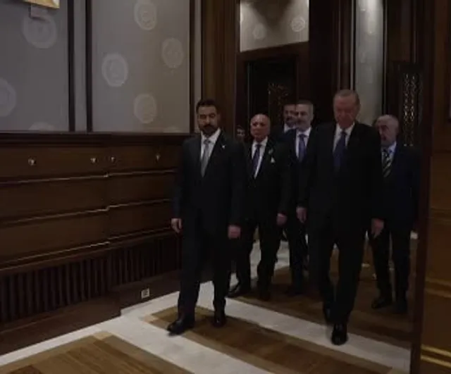 Erdoğan, resmi ziyaretteki Irak Başbakanı Ali ez-Zeydi'yi kabul etti