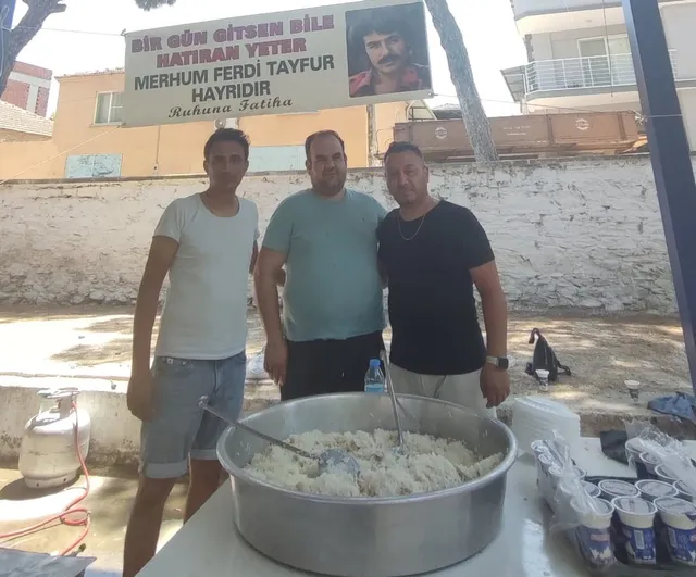 Ferdi Tayfur anısına Yenipazar Hamzabali Mahallesi'nde 500 kişilik hayır