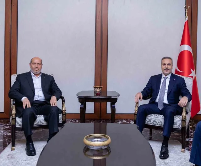 Fidan-hayye görüşmesi: Türkiye gazze ve Filistin davasını uluslararası alanda savunacağını vurguladı