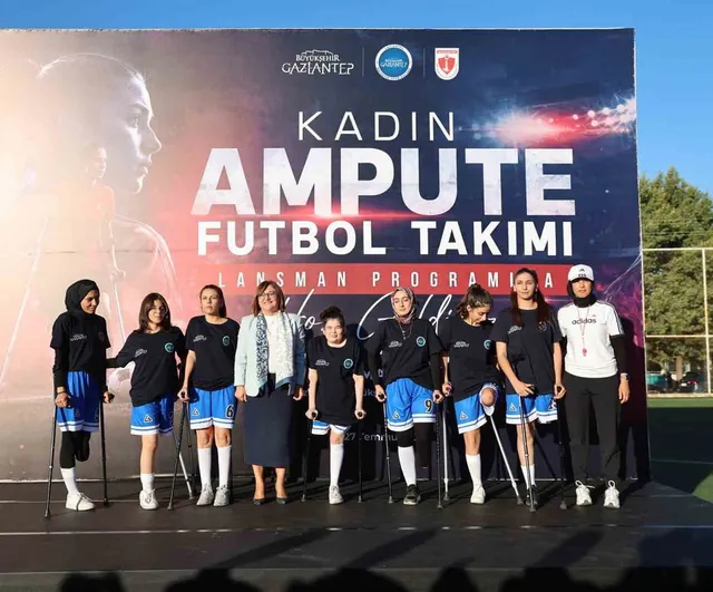 Gaziantep'ten kadın ampute futbolunda bir ilk: engelsiz kent vizyonunun saha ayağı