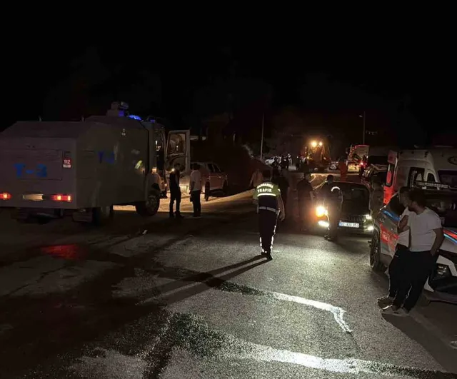 Gece rüzgarıyla yayılan yangın Ali Dağı'nda ekiplerle durduruldu
