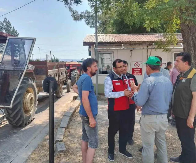 Gelibolu'da TMO alım noktalarında inceleme